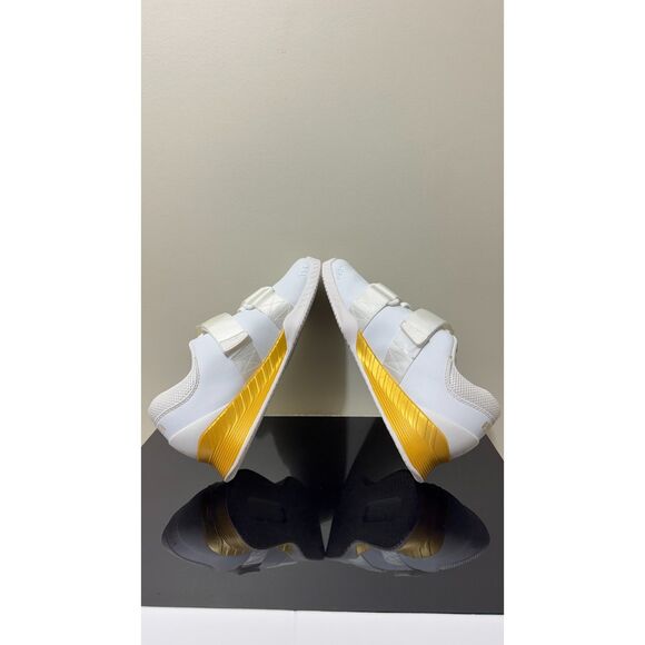 Squat University TYR L-1 Lifter M 7 W 8.5 White/Gold Lifting Training Gym Shoes - Picture 4 of 8